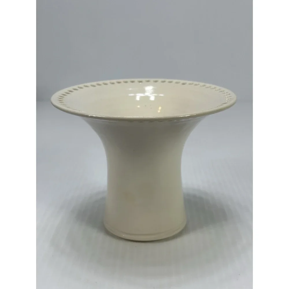 Vintage Barb Lund‎ Indiana  Studio Pottery Trumpet Earring Hanger Holder Vase